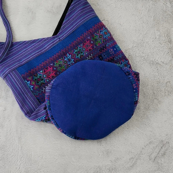 BOHO Stitched side satchel bag - Picture 4 of 9